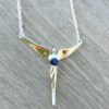 Birthstone Angel Necklace© Sapphire - Lavaggi Fine Jewelry