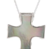 Living Vine Cross (Black Mother of Pearl) - Lavaggi Fine Jewelry