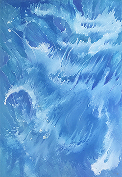 Heavenly Waves (4'x6')