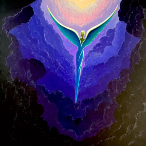 Glimmering Angel (36"X36")
