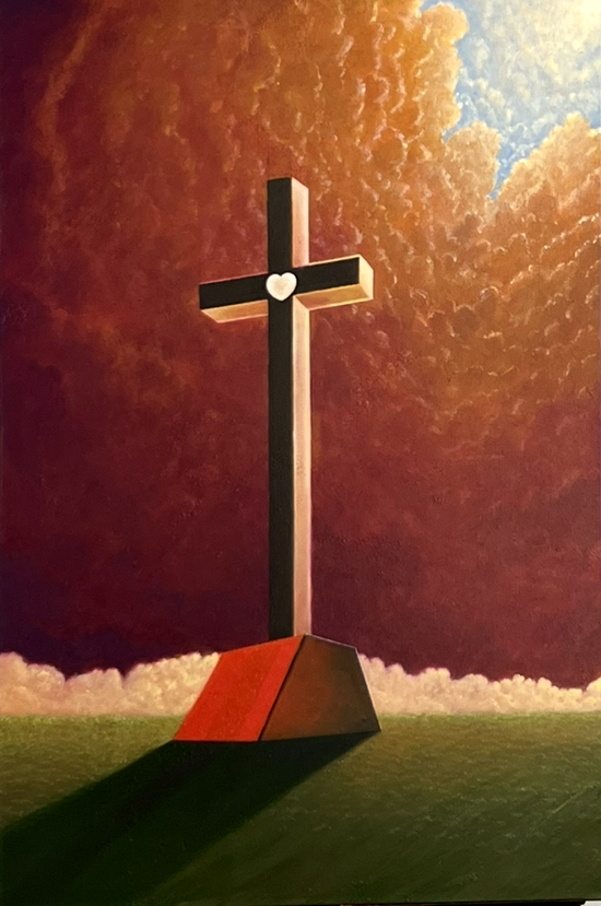 Heart of the Cross (24"X36")