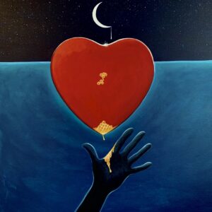 SWEET NECTAR OF LOVE (24"X30)